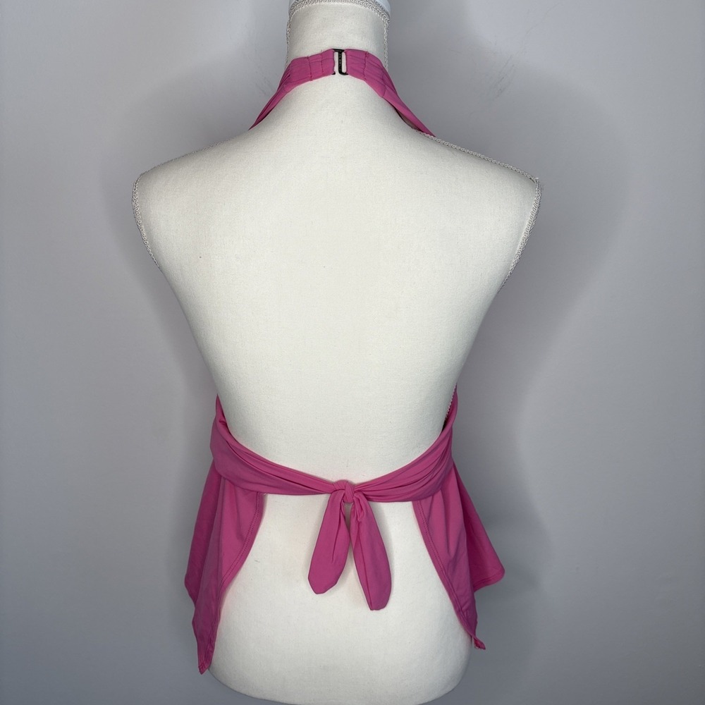 VTG Lauren Ralph Lauren True Y2K  Babydoll Halter Swim Top Open Back Festival - Picture 3 of 13